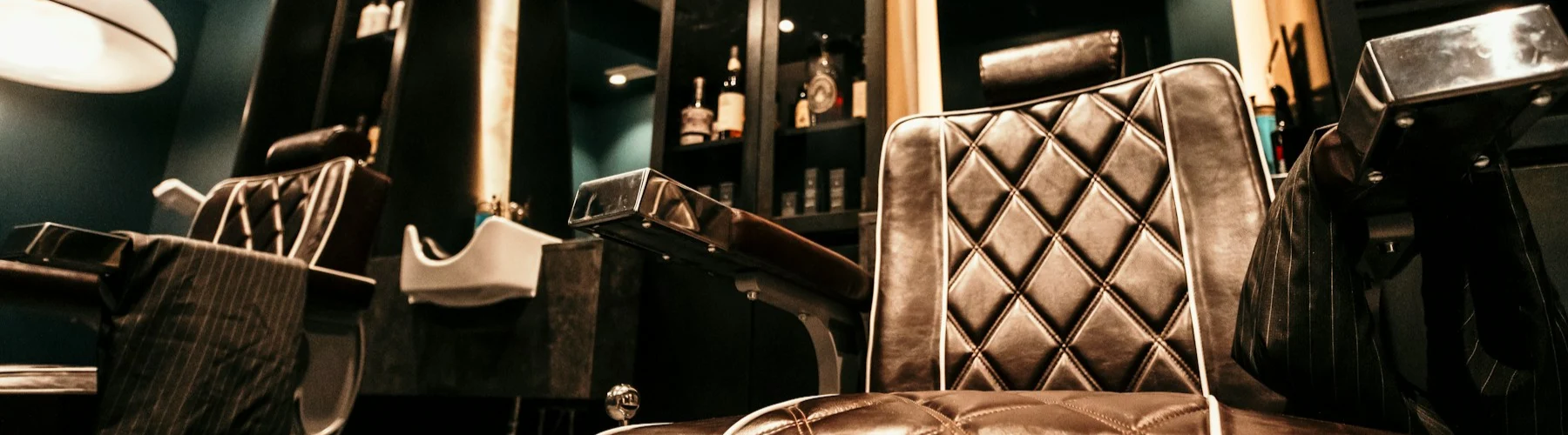 Professional barbershop environment showcasing modern grooming